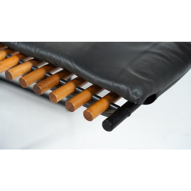 Metal Spine Back Lounge Chair by Peter Strassl, Germany, 1970s For Sale - Image 7 of 18
