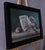 Realism Everyone's Favorite Game by Kelly Birkenruth | Oil on panel Still life with newspaper, rock, and scissors For Sale - Image 3 of 5