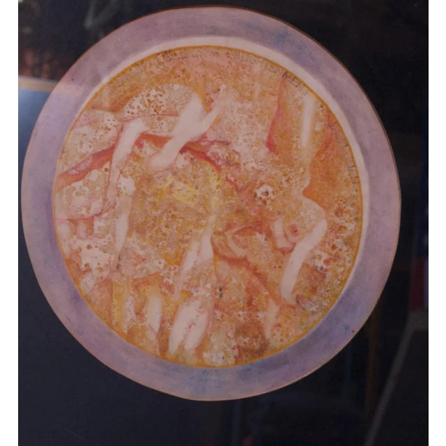 Parker Panttila "Passion Eclipsing Enlightenment Don Juan" Watercolor For Sale - Image 4 of 8