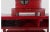 Gold Vintage Red Lacquered Wood Sideboard For Sale - Image 8 of 11