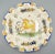 Antique French Moustiers Large Plate With Unicorn Hand Painted For Sale - Image 11 of 12