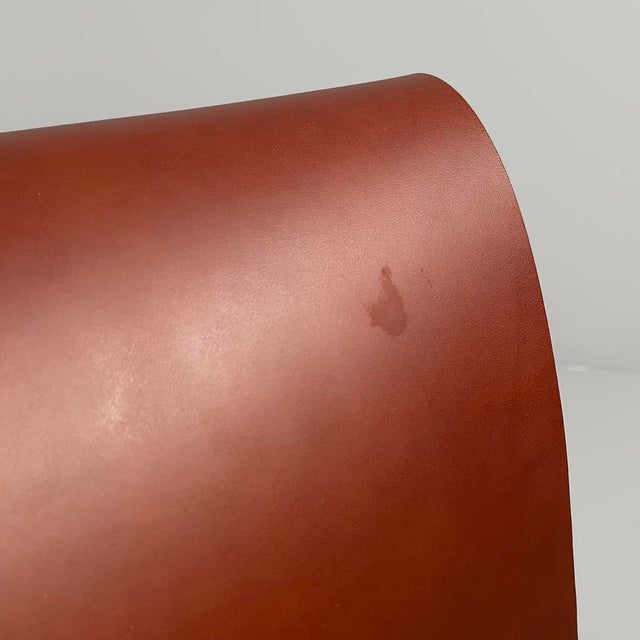 Italian Modern Leather T Chairs by Katavolos, Littell and Kelley for Icf, 1960s, Set of 4 For Sale - Image 12 of 18