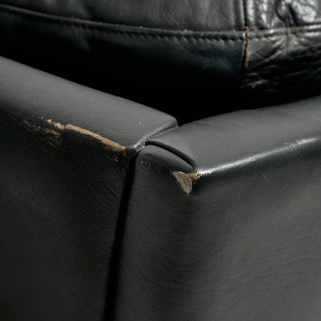 Danish Leather Sofa by Nielsen, 1970s For Sale - Image 6 of 16
