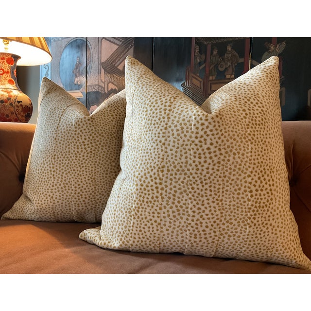 Not Yet Made - Made To Order Designer Winter Pillow Bundle in Mulberry "Nevis" and Cowtan & Tout "Clarence" - Set of 4 For Sale - Image 5 of 6