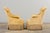 19th Century French Napoleon III Armchairs W/ Buttercream Ochre Velvet - A Pair For Sale - Image 11 of 18