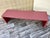 Post Modern Lacquered Raspberry Accent Bench by B&b Italia. Circa 1990s For Sale - Image 17 of 18