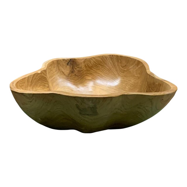 Medium Wooden Bowl For Sale