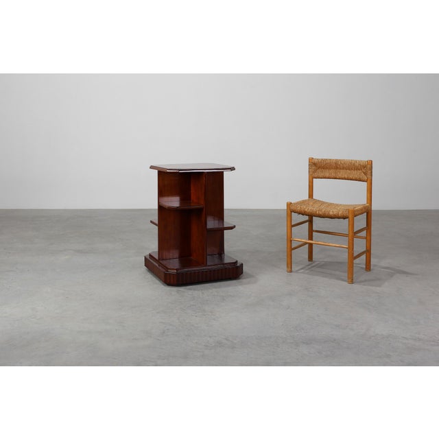 France / 1920 / Side Table / wood / Art Deco This Art Deco side table dates to circa 1920 and embodies the geometric...