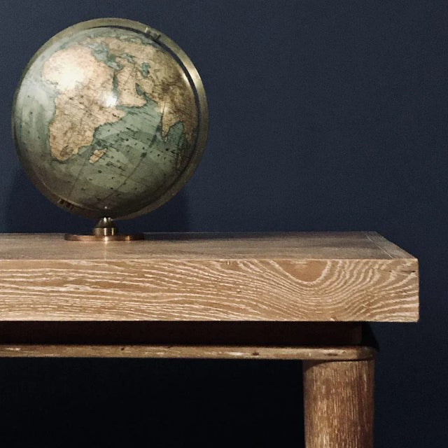 Mid-Century Modern Vintage French Oak Dining Table For Sale - Image 3 of 8