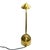Mid-Century Modern Vintage 1970s Brass Adjustable Gooseneck Desk Lamp For Sale - Image 3 of 8