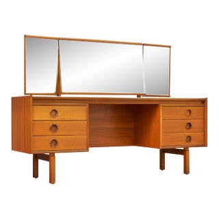 1960s Mid Century Vanity by Bath Cabinet Makers, Attributed For Sale