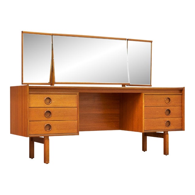 1960s Mid Century Vanity by Bath Cabinet Makers, Attributed For Sale