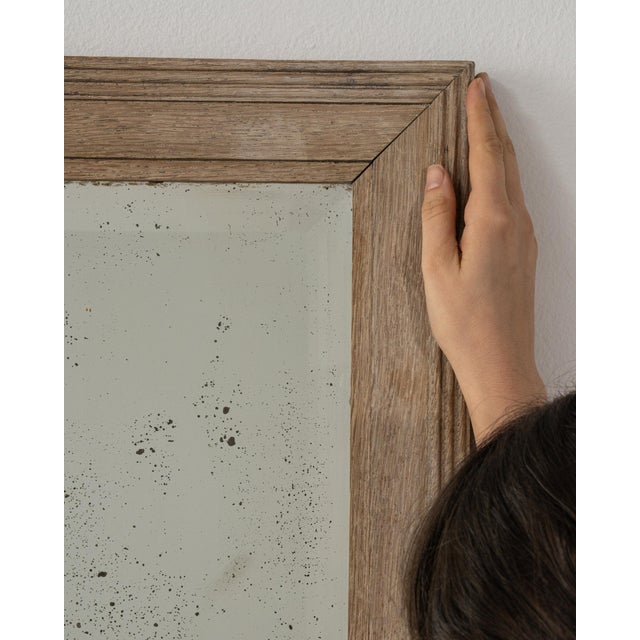 This mirror carries genuine presence, its natural weathered oak frame, rectangular immediately setting the tone for the...