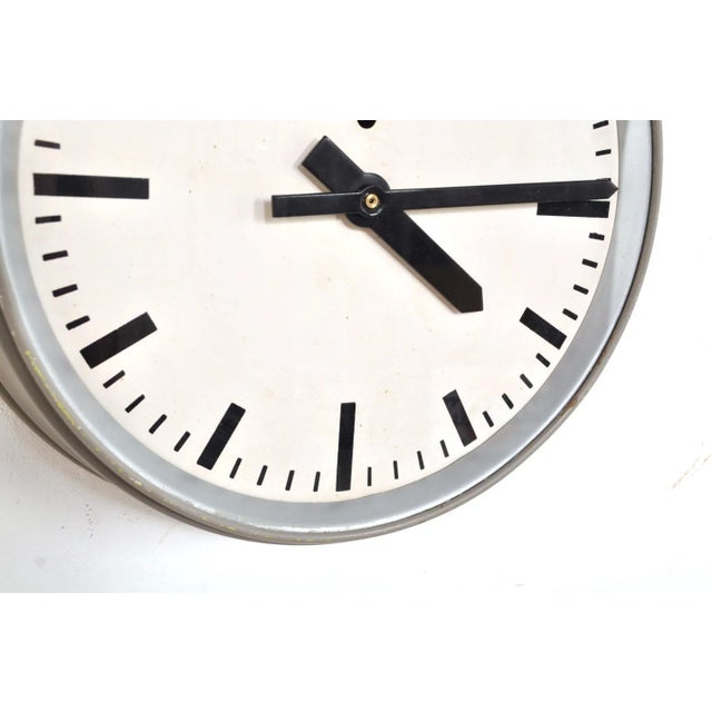 Vintage Wall Clock from PTT, 1960s For Sale - Image 6 of 9