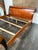 Wood Eastern King Size Lee Weitzman Elysia Style Figured Wood Sleigh Bed Frame For Sale - Image 7 of 12