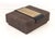 Contemporary Lumifer "Obi" Suede Upholstered Ottoman For Sale - Image 3 of 7
