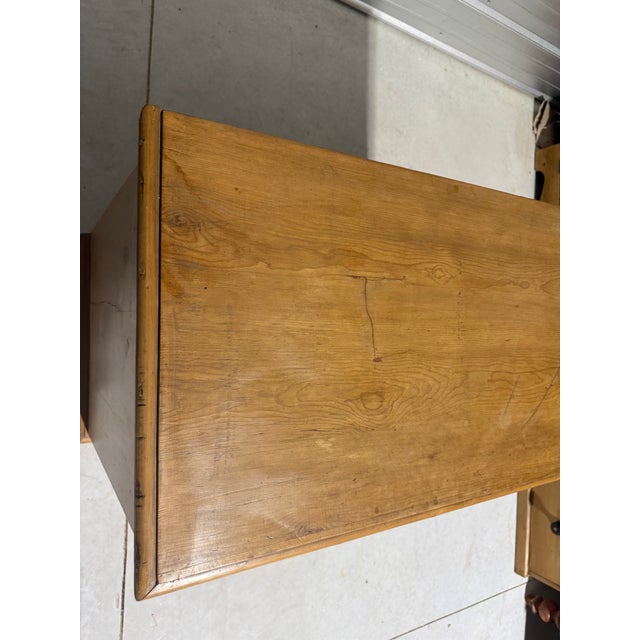 Antique Pine Three Drawers - Chest of Drawers From England For Sale - Image 14 of 18