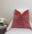 Modern Desert Coral Leopard 20x20 Velvet Throw Pillow With Feather Down Insert For Sale - Image 3 of 5