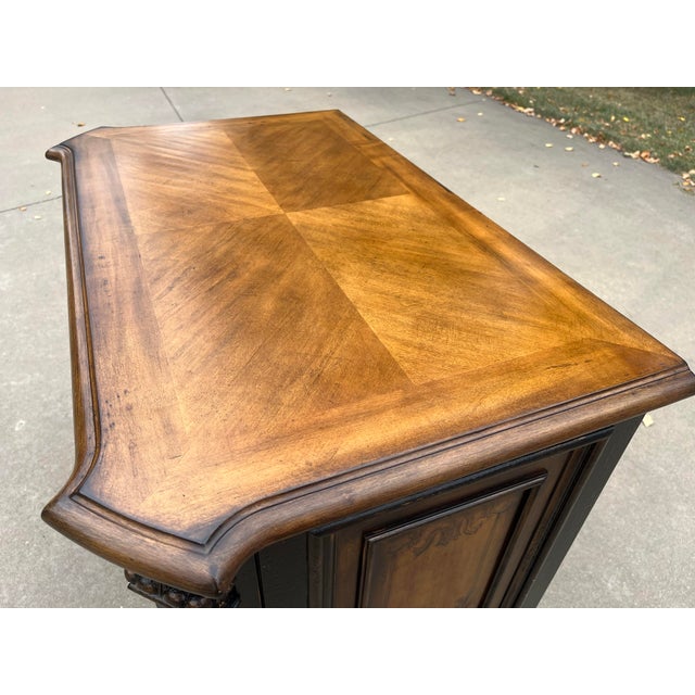 Hooker Furniture North Hampton Collection Ebonized Maple Lateral Filing Cabinet For Sale - Image 10 of 12