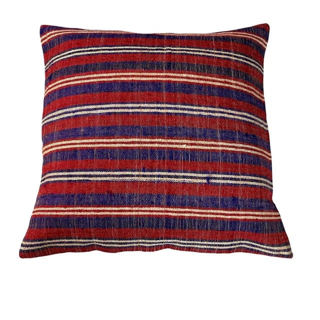1970s Vintage Kilim Pillow Cover For Sale - Image 5 of 11