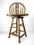 Vintage Wooden Bar Chair, 1992 For Sale - Image 4 of 13