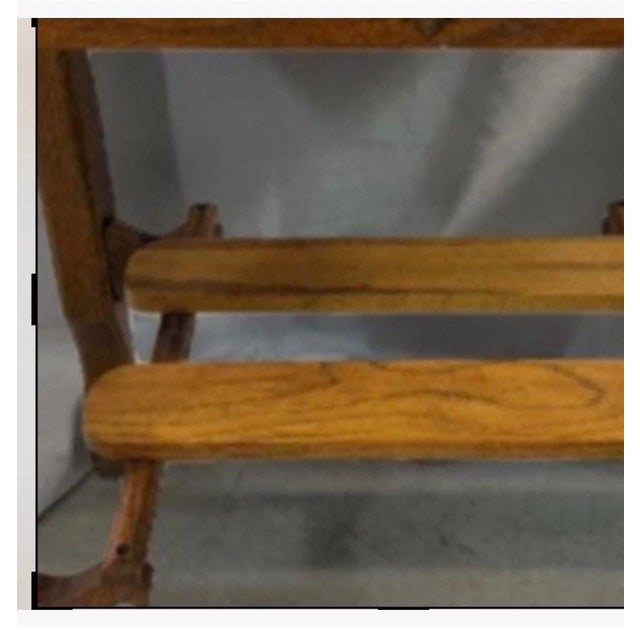 Antique 1900’s Oak Library Desk-Table For Sale - Image 4 of 10