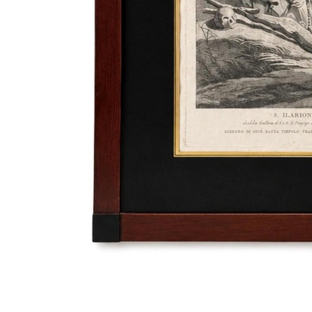 Modern Giovanni Battista Tiepolo, St Hilarion, 20th Century, Engraving For Sale - Image 3 of 6