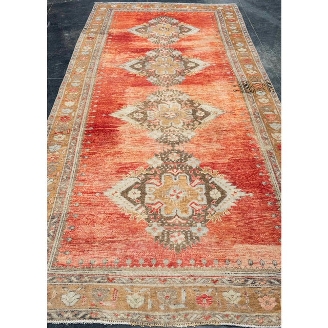 Turkish Vintage Rug 4'8" x 10'3 #21395 Explore a curated collection of hallway runners, wool rugs, and handmade...