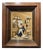 Historicism Porcelain Majolica Relief Image of a Mother with Children in a Room, 1890s For Sale