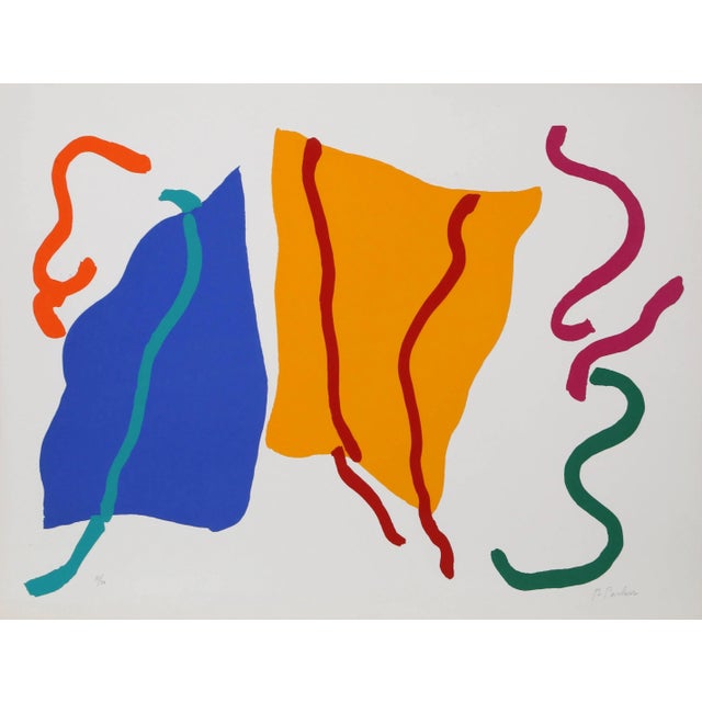 Untitled 24, 1980 Signed Screenprint by Raymond Parker For Sale - Image 4 of 4