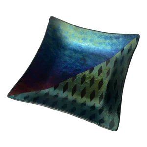 Dichroic Art Glass Bowl by McLay