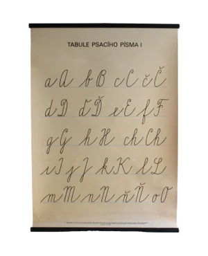 Vintage Czech School Poster, 1990
