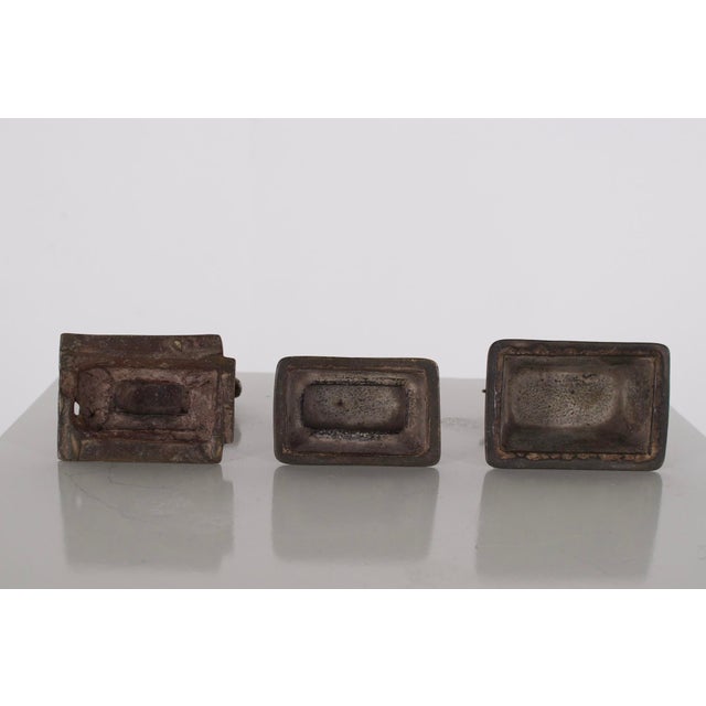 18th Century 18th Century Bronze Statues of Knights, West India, Set of 3 For Sale - Image 5 of 7