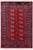 Rustic Bokhara Red/Blue Hand Knotted Wool Rug For Sale - Image 9 of 9