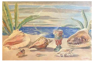Fernand Blondin, Cobo Shells, Oil on Canvas