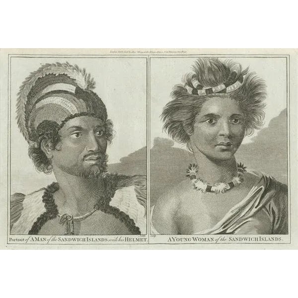 Hogg, Regalia of the Sandwich Islands: Portraits in Traditional Attire, 1790, Print For Sale - Image 6 of 10
