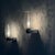 Gino Sarfatti Pulegoso Glass and Chrome Wall Sconces in the style of Seguso Vetri d'Arte, 1970s, Set of 2 For Sale - Image 4 of 18