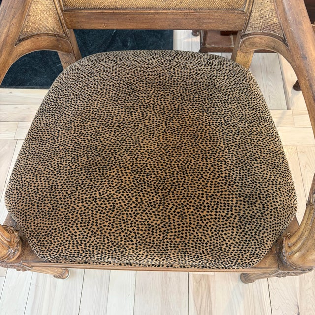 Campaign Late 20th Century Pair of Thomasville Lion’s Head Arm Chairs For Sale - Image 3 of 12