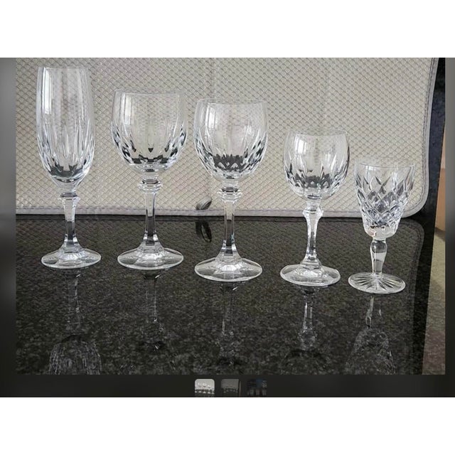 Traditional 1950s Schott-Zwiesel Gardone Crystal Glasses - Set of 50 For Sale - Image 3 of 3