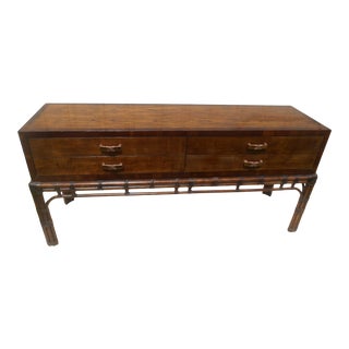 Henredon Asian Style Console Table For Sale