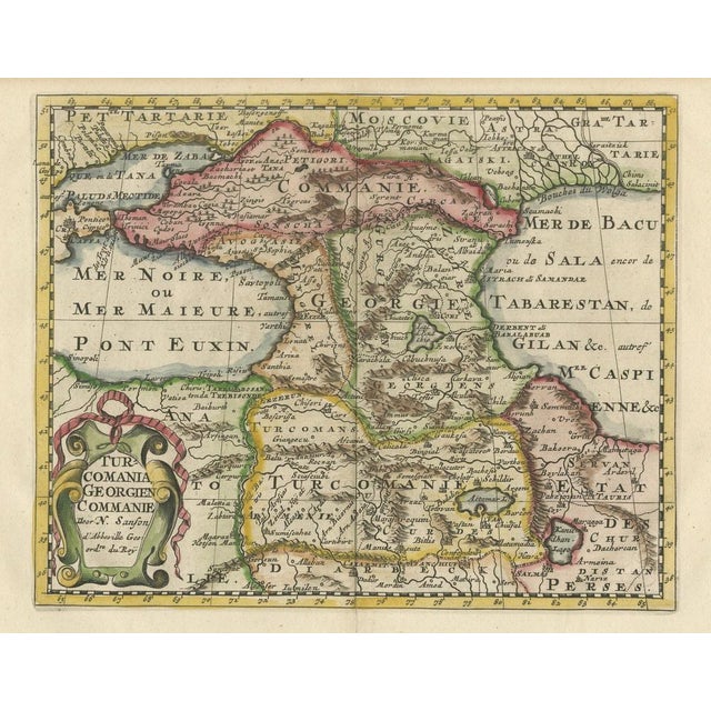 Historical Map of the Black Sea and Surrounding Regions, 1705 For Sale - Image 6 of 7