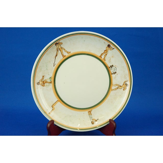 Antique Italian Glazed Ceramic Plate, 1890s For Sale - Image 16 of 16