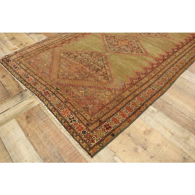 Antique Persian Malayer Rug, 04'01 X 09'01 For Sale In Dallas - Image 6 of 10