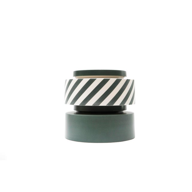 Green Silos Vase by Simona Cardinetti, 2014 For Sale - Image 4 of 4