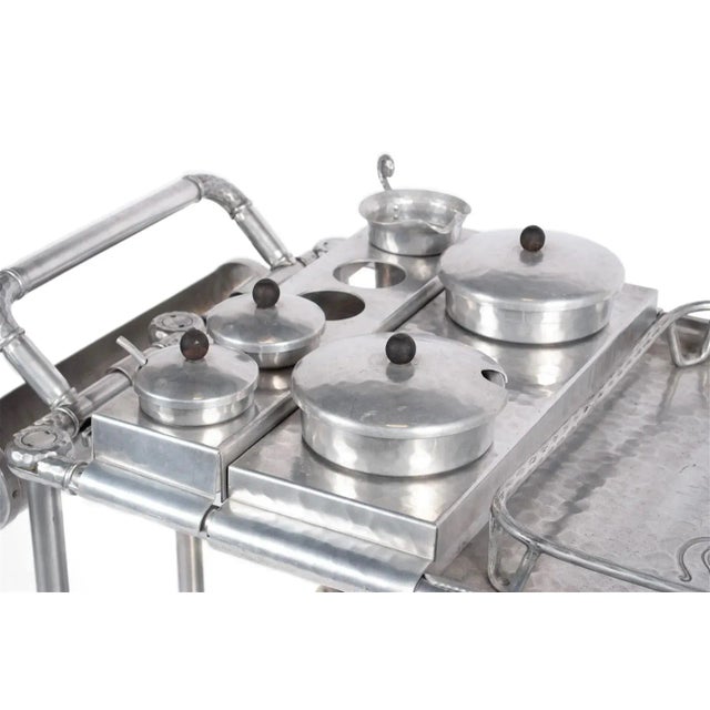 Mid-Century Modern Russel & Mary Wright for Everlast Patio or Bar Cart For Sale - Image 3 of 9