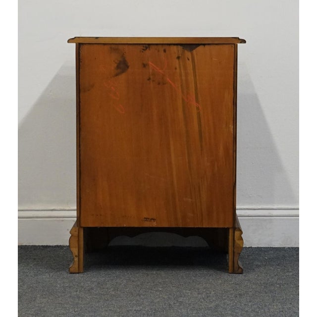 Cresent Furniture Solid Cherry Traditional Style 20" Open Cabinet Nightstand For Sale - Image 11 of 12