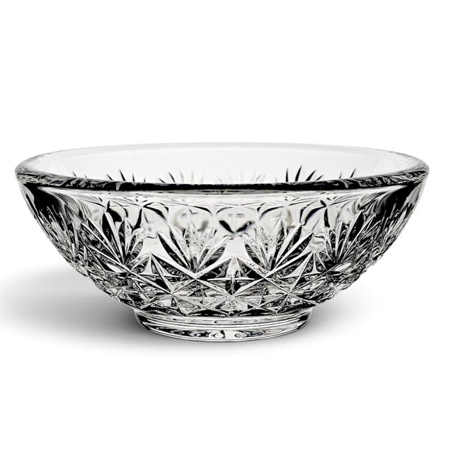Waterford Hospitality Irish Lead Crystal Party Bowl With Box 5" For Sale - Image 12 of 15