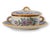 This charming Quimper faience butter dish from the early 20th century features vibrant hand-painted floral motifs in...
