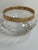 Transparent Vintage 1970s Lenox "Autumn" Pattern Collection 4" Diameter Dish Bowl Crystal Gold Encrusted Band For Sale - Image 8 of 12