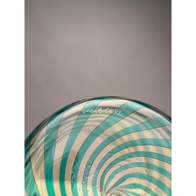 Murano Glass Vase by VeArt for Venini, Italy, 1982 For Sale - Image 8 of 10